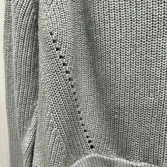 Cato Women sweater with lace bottom Size XL White. Details On Side (0462) - Picture 7 of 11